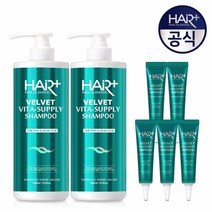 [헤어플러스] 비타 서플라이 샴푸 1000ml 2개+앰플 15ml 5개, 단품