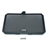 pcx등받이 YZFR3 오토바이 라디에이터 탱크 그릴 가드 커버 보호대 CNC For Yamaha R3 2015-2021 모터 부품, 02 B-Black