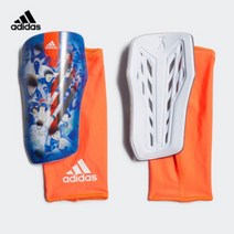 아디다스 공식 웹 사이트 adidas X SG LGE T + K 남녀 축구 스포츠 레그 가드 GJ2181 화이트 / 레드 형광