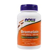 나우푸드 블로멜라인 500mg NOW Foods Bromelain 120캡슐