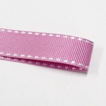 선물포장리본 꽃포장리본 골지 스티치 리본 (폭 5mm 길이90m)(폭 10mm/15mm 길이 45m), 17(핑크)