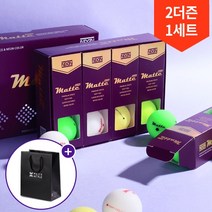 빅야드 2더즌/넥센 뉴 매트 슈퍼 디스턴스 프리미엄 소프트 3피스 골프공+쇼핑백, 소형 쇼핑백, 뉴 매트 트럼프 컬러 6구 4박스