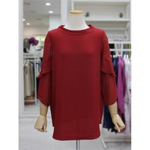 샤트렌 sh06 쉬폰 프린트 7부 블라우스 HC0MBL804