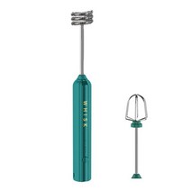 거품 반죽기 전기 교반기 핸드 헬드 우유 계란 비터 usb 충전 거품 메이커 믹서 커피 카푸치노 식품 블렌더, 초록, 03 Green