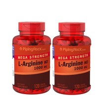 피핑락 엘아르기닌 1000mg 120정 2팩 PipingRock L-Arginine