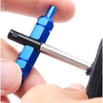 자전거 바퀴 타이어 밸브 코어 공구 슈레더 프레스타 제거 분해 조립 도구, 1 밸브코어 I형