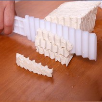 두부 채칼 묵칼 감자칼 물결칼 2P 두부 슬라이서 주방용품 묵 조리도구 절단기 묵칼 칼, 두부묵커터기2P-단품