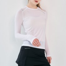 허그 여성 기능성 긴팔 냉감 이너티셔츠 리사 티셔츠