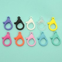 둥근 랍스터 마스크 고리 Large (대) *5개 한세트* 스트랩 재료 악세사리 부자재, 청록