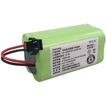 호환용 마미봇 청소기 EXVAC 660 스마트 트레일러 스마트 청소기 청소기 리튬배터리 적용, 3400mAh 리튬배터리-블랙커넥터