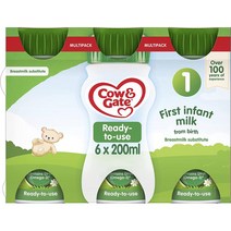 Cow & Gate First 카우앤게이트 1단계 액상분유 200ml 6개입 2팩