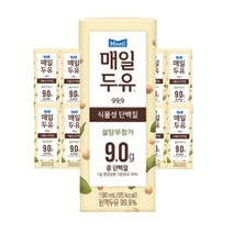 매일두유 99.89% 190ml 12팩 고단백 무첨가 무설탕 무가당