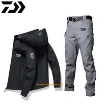 낚시용품 Daiwa-남성용 방수 방풍 빠른 건조 낚시 의류 다이와 얇은 통기성 캠핑 야외 스포츠, 04 4