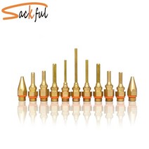 순동 노즐 긴 숏 소형 보어 큰 직경 1.2x32mm 1.0x36mm 스패너/선물용 핫멜트 글루 건 액세서리, 2.0x40mm(1pcs)