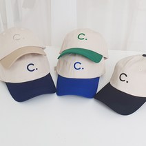 C 볼캡 투톤 야구모자 콤비 코튼 배색 데일리 캡모자