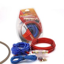 60 amp fuse holder 자동차 오디오 스피커 배선 키트 케이블 증폭기 서브우퍼 스피커 설치 전선 10ga 전원