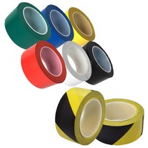 사자야 오공 정전기 방지 가전제품 포장마감 라인테이프 48mm x 30m, 노란색&검정색 패턴, 1개