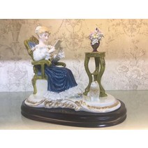 스페인 피겨린 야드로 세라믹 도자기인형 소녀 천사 선물 장식품, 기본