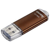 Hama 256GB USB 스틱 USB 3.0 데이터 스틱(90MB/s 데이터 전송 키링에 부착할 수 있는 구멍이 있는 USB 스틱 메모리 스틱 밀봉 캡이 있는 메모리 스틱 예: Windows/MacBook용) 청동 -11990, 16 기가 바이트