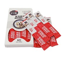 일가견 쮸까쮸까 강아지 츄르 치킨 15gx8p(120g) 짜먹이는 영양간식 강아지츄르, 5개