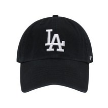 47브랜드 MLB 엠엘비 LA 다저스 클린업 빅 로고 볼캡 모자 블랙 B-RGW12GWS-BKJ, B-RGW12GWS-BKJ:MISC