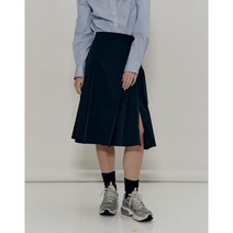 헤지스레이디스 [헤지스 여성] [[22SS]] HSSK2BH82BK [WEHOURS]블랙 턱장식 면혼방 랩스커트