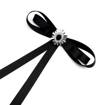 심플 레이어드 리본브로치