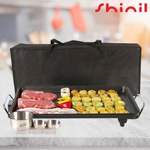 신일 와이드 전기그릴 명절 전기후라이팬 대형 다이아몬드코팅 멀티 사각구이팬 삽겹살 고기불판 국내생산 SGP-G9900