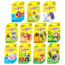 〓미니클레이(동물만들기)〓 0818 PLAB*$%#, 너구리, 색상