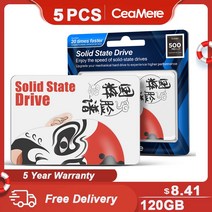 CeaMere Sata Ssd 5pcs 120GB 2.5 SSD 128GB 240GB 256GB 하드 드라이브 디스크 480GB 512GB HDD 내장형 노트북 deskto 용, [14] 10PCS240GB