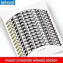 자전거 ppf 스티커 데칼 가드 커버 Mavic crossride 산악 휠셋 26 27.5 29inch 사용 림 mtb 림, 27.5인치 그린