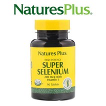 네이처스플러스 하이포텐시 셀레늄 디 알파 토코페롤 비타민E GTF크롬 200mcg 90정