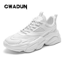 Cwadun 커플 어글리슈즈 볼넓은 다이어트 런닝화 가벼운 헬스장 운동화