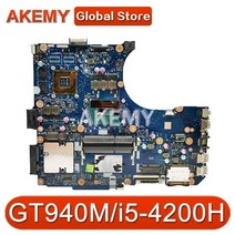 Akemy 새로운 N501JB GT940M/i5-4200H 마더 보드 ASUS N551J G551J N551JK N551JW Laotop 메인 보드 마더 보드, 상세내용표시
