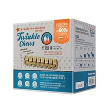 트윙클츄 L 큰사이즈 강아지덴탈껌, 8박스, 600g