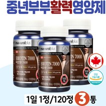 비타민H 부부 겨울철 에너지 영양제 고함량 비오틴 캐나다 직수입 건강기능식품 식약처 기능성 인증 단백질대사 손톱 발톱 남자 여자 40대 50대 60대 BIOTIN
