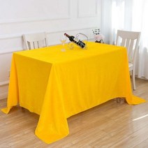 식탁보 테이블보 북유럽풍 모던 체크 레이스 방수 원형 사각 벨벳 직사각형 테이블 보 우아한 웨딩 다이닝 데스크 장식 전시회 세탁 가능한 커피 커버, 200x320cm, goose yellow