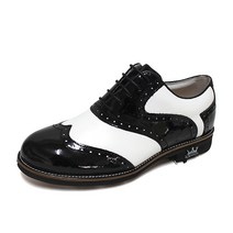 람다골프 피렌체 남성 골프화 화이트블랙 FIR-M-1054-BLACK