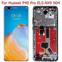 레고 서보 모터 화웨이 P40 프로 LCD 디스플레이 터치 스크린 디지타이저 패널 인치, Black No Frame, 1.Black No Frame