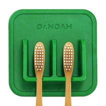 닥터노아 실리콘 칫솔꽂이, 밤부그린, 1개