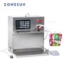 액상충진기 ZONESUN-전기 수치 컨트롤 스퀴즈 스파우트 파우치 향 주머니 물 액체 팩 충전기 주스 및 청, 01 미국, 01 미국