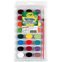 크레욜라 수채화물감(고체) 24색+붓 _ 230317469ea, 본상품선택