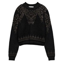 ZARA 메탈릭 자카드 니트 스웨터 03991118830
