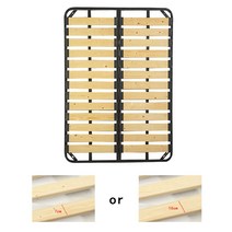 평상형 침대 프레임 베드 멀티 부부 호텔 수납 트윈 SS 원목 슬라이딩 노헤드 더블 깔판, 럭셔리 접이식 (7CM)