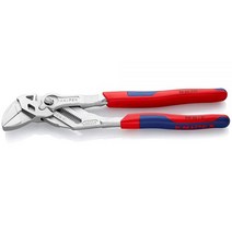 KNIPEX 플라이어 렌치 25cm 안전한 파워 그립 (8605250), Pliers Wrench, 10-Inch Comfort Grip Tether P