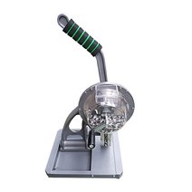 반자동 링리스 버튼머신 하도메 아일렛 현수막 펀칭기, 12mm 반자동 단추 기계