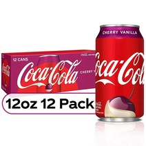 Coca-Cola Cherry Vanilla 12 fl oz 코카콜라 체리 바닐라 355ml 12캔