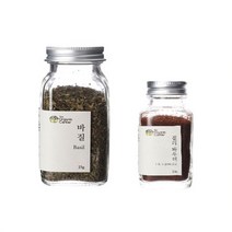 라온 (오가닉 향신료 모음)건바질 25g＋칠리파우더 25g, 1