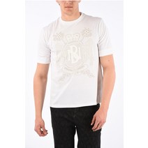Neil Barrett EASY 핏 코트 OF ARMS CREW-NECK 티셔츠 BJT753B N583S 03