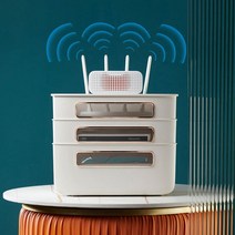 지보리 공유기 셋탑박스 와이파이기수납함 TV장 정리함 MA1213, 2단